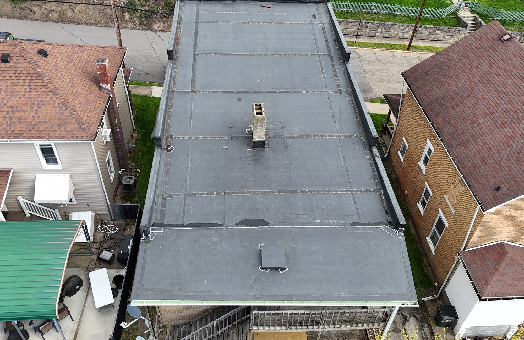 EPDM roofing project